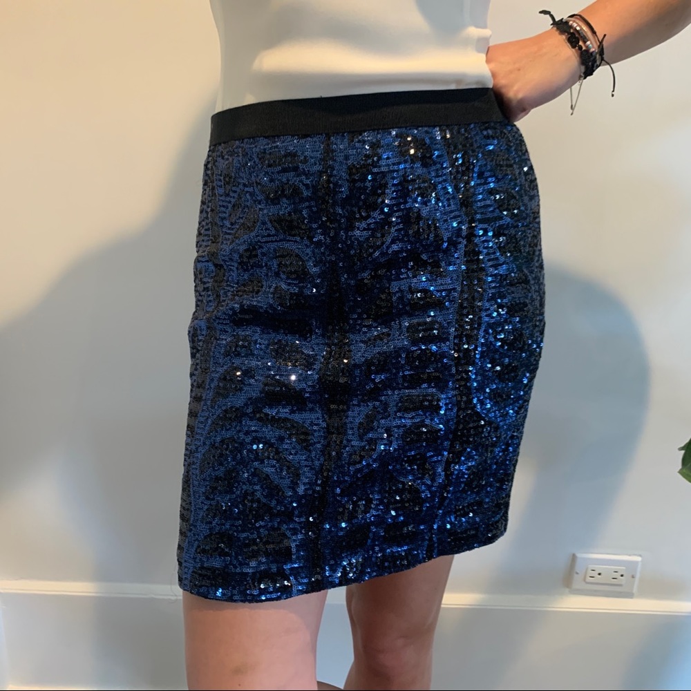 Tory Burch Sequined Mini Skirt - Size M